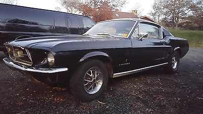 Ford : Mustang 1967 ford mustang s code 390 4 speed fastback non gt original drivetrain paint