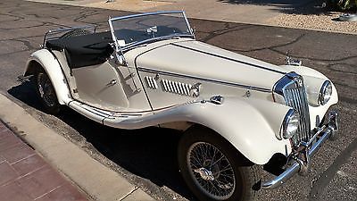 MG : T-Series leather 1954 mg tf fully restored w matching numbersmil