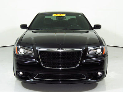 Chrysler : 300 Series 4dr Sedan V8 SRT8 RWD 2012 chrysler 300 srt 8 black only 20 k miles nav sunroof parking sensors
