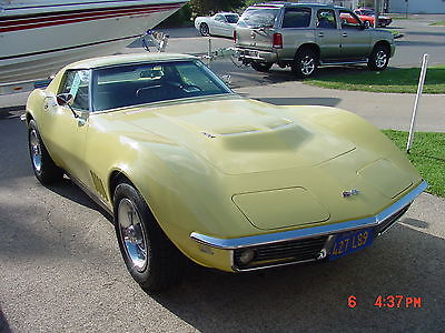 Chevrolet : Corvette Corvette L89 Coupe 1968 corvette coupe 427 ci 435 hp l 89 engine ncrs top flight award 47500 miles