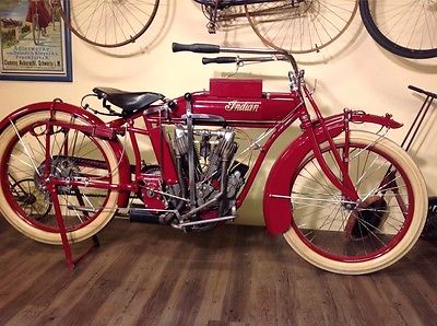 Indian : Big twin 1000cc Indian 1915 Big Twin 1000cc   Hedstrom F - Head Engine All Original Bike