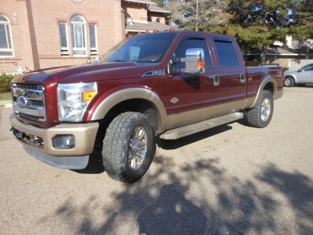 Ford : F-250 4WD Crew Cab 2011 f 250 king ranch crew 4 x 4 nav roof new 35 s