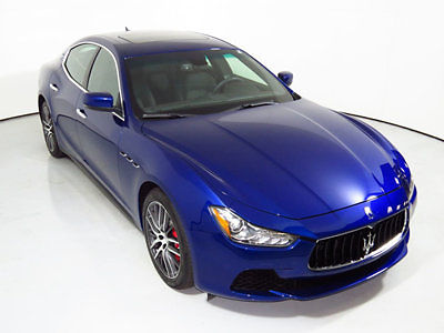 Maserati : Ghibli 4dr Sedan 2015 maserati ghibli carbon trim 19 in wheels red calipers touring pkg nav