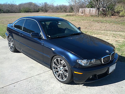 BMW : 3-Series Base Coupe 2-Door 2004 bmw 330 ci base coupe 2 door 3.0 l 6 speed manual low suspension m wheels