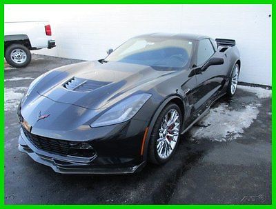 Chevrolet : Corvette Performance Data Chrome Aluminum Wheels Z06 2016 z 06 visible carbon fiber ground effects cfv 8 speed auto paddle shift nav