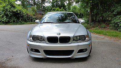 BMW : M3 Base Coupe 2-Door 2002 bmw m 3 e 46 2 dr coupe black leather 6 speed smg silver sunroof