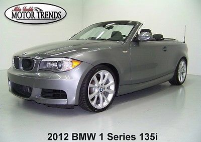 BMW : 1-Series POWER CONVERTIBLE DIGITAL AUXILIARY JACK 2012 bmw 135 i turbo convertible navigation leather seats media input 1 owner 31 k