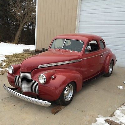 Chevrolet : Other Classic 1940 chevrolet coupe 283 v 8 3 speed all steel body great driver
