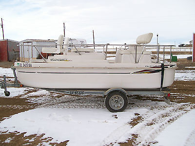 2001 ELECTRIC DECK BOAT (ELDEBO) PONTOON $3000.oo