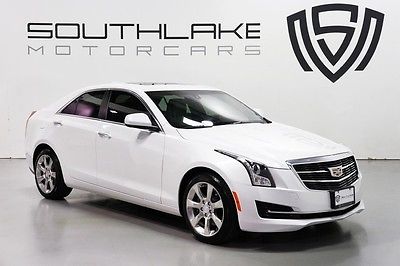 Cadillac : ATS 2.0T Standard RWD 16 cadillac ats cue info media control sunroof crystal white tricoat 17 inch whls