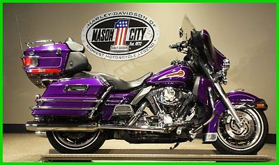 Harley-Davidson : Touring 2005 harley davidson flhtcu electra glide ultra classic concord purple see video