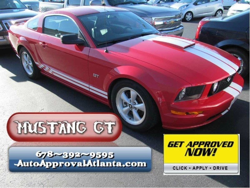 2008 Ford Mustang GT,Stripes,Hood Scoop,Leather-RARE! WE FINANCE IT!