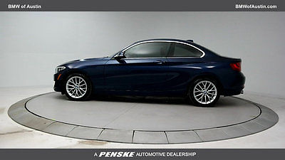 2014 BMW 2 Series 228i 228i 2 Series Low Miles 2 dr Coupe Automatic Gasoline 2.0L 4 Cyl Deep Sea Blue M