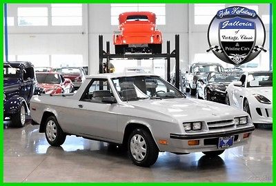 1984 Dodge Other Base Standard Cab Pickup 2-Door 1984 Dodge Rampage 2.2L I4 8V Automatic Front Wheel Drive Truck 84 85