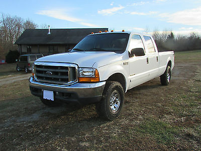 2001 Ford F-250 XLT 2001 Ford F-250 Crew Cab 7.3 Powerstroke Diesel 4x4 8ft Bed Pickup Truck NO RUST