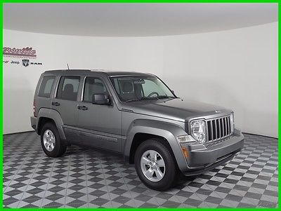 2012 Jeep Liberty Sport 4x4 3.7L V6 Engine SUV Cloth Seats Towing Pk EASY FINANCING! 61480 Miles Used Gray 2012 Jeep Liberty Sport SUV 4WD