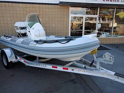 14' RIGID INFLATABLE TENDER W 50HP TOHATSU ---  REDUCED $5000