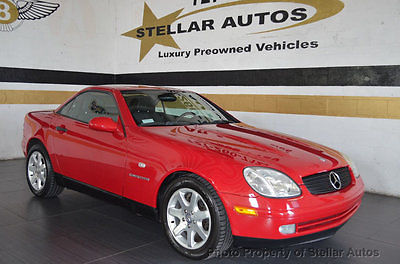 1998 Mercedes-Benz SLK-Class SLK230 2dr Roadster ULTRA LOW MILES 40K CLEAN CARFAX NEW TIRES FL MINT FREE SHIPPING IN US WARRANTY