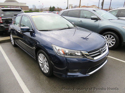 2015 Honda Accord 4dr I4 CVT EX-L 4dr I4 CVT EX-L Sedan CVT Gasoline 2.4L 4 Cyl Obsidian Blue Pearl