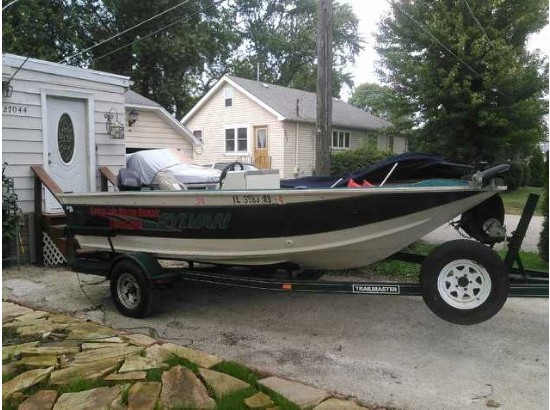 1998 Sylvan 16ft adventurer