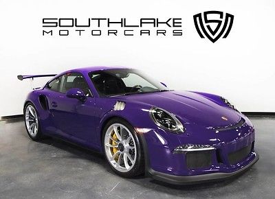 2016 Porsche 911  16 Porsche GT3RS-Ultraviolet Exterior-Only 99 Mile-Never Been Tracked-Clear Wrap