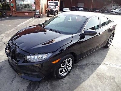 2016 Honda Civic LX  2016 Honda Civic LX Salvage Wrecked Repairable! Priced To Sell! Wont Last! L@@K