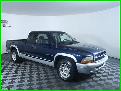 2002 Dodge Dakota SLT RWD 3.9L V6 Engine Extended Cab Truck Towing EASY FINANCING! 127538 Miles Used Blue 2002 Dodge Dakota SLT Pickup Truck RWD