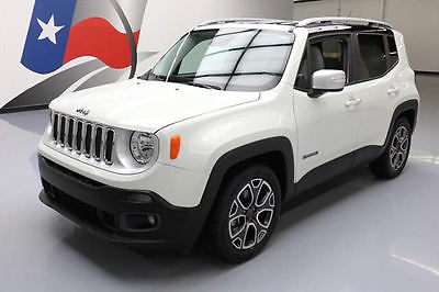 2016 Jeep Renegade  2016 JEEP RENEGADE LIMITED HEATED LEATHER REAR CAM 16K #C89556 Texas Direct Auto