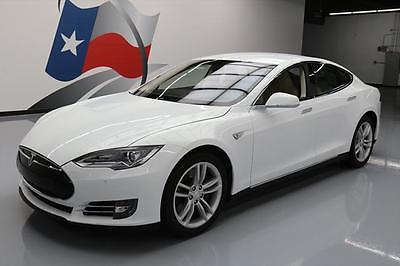 2013 Tesla Model S  2013 TESLA MODEL S 60 TECH HTD LEATHER NAV REAR CAM 37K #P23409 Texas Direct