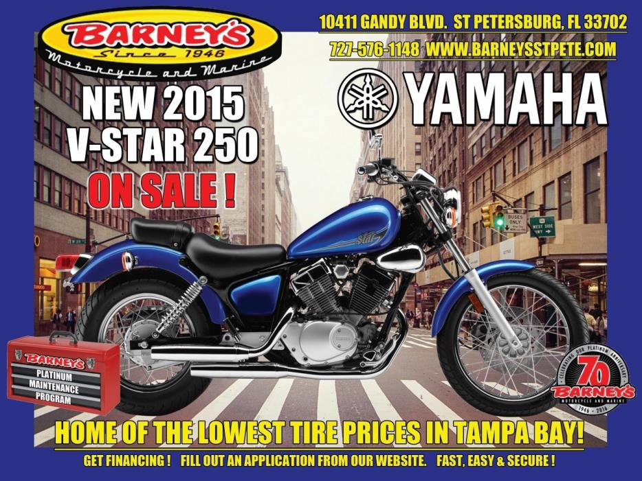 2015  Yamaha  V Star 250