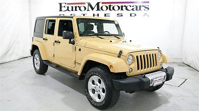 2014 Jeep Wrangler Unlimited Sahara jeep wrangler unlimited sahara 12 13 14 best deal used financing 4x4 awd truck