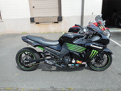 2009 Kawasaki Ninja  2009 KAWASAKI ZX 14 MONSTER ENERGY EDITION STRETCHED DRAG BIKE STREET LEGAL FAST