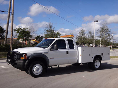 2007 Ford Other Pickups Service Utility Body 4X4 2007 Ford F550 4X4 Extended Cab Service Utility Body 1 Owner FL Truck Winch
