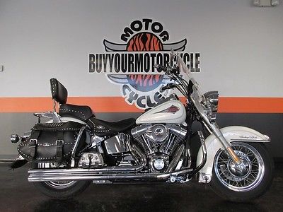 HARLEY DAVIDSON HERITAGE SOFTAIL CLASSIC  2000 White FLSTC HERITAGE SOFTTAIL WE FINANCE AND SHIP WORLD WIDE EASY APPROVAL