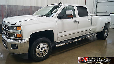 2015 Chevrolet Silverado 3500 LTZ 3500 HD Crew Cab 4 Door Chevrolet Silverado LTZ 3500 Duramax, Salvage Title, Repairable #615688