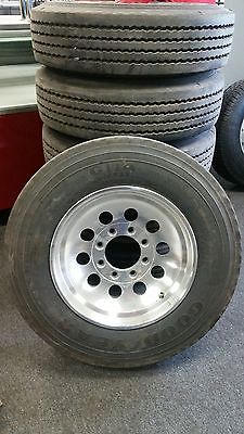 Set of 6 Goodyear G114 tires Load Range H   215/75R17.5