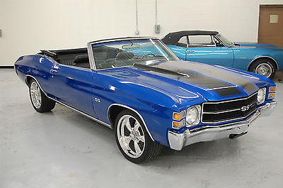 1971 Chevrolet Chevelle Convertible #'s Matching SS Clone Wheels DISC 1971 Chevrolet Chevelle Convertible 350 Auto Numbers Matching Power Top Disc
