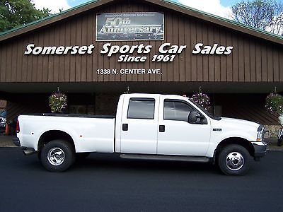 2002 Ford F-350 XLT 2002 FORD F350, 4X4, DUALLY, CREW CAB,, TOWING,PLOWING,7.3 LITRE DIESEL POWER