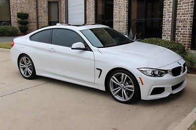 2014 BMW 4-Series Base Coupe 2-Door Alpine White M Sport Technology Premium Drivers Assistance Cameras Heated Seats