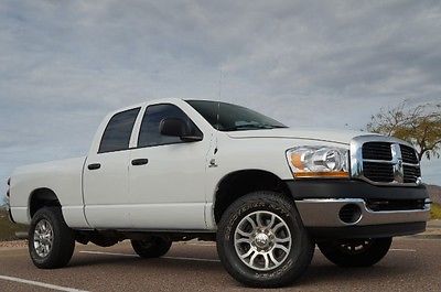 2007 Dodge Ram 2500 SLT Quad Cab 4WD Short Bed Arizona Truck 2007 Dodge Ram 2500 SLT Quad Cab 4WD Short Bed Arizona Truck 76430 Miles White