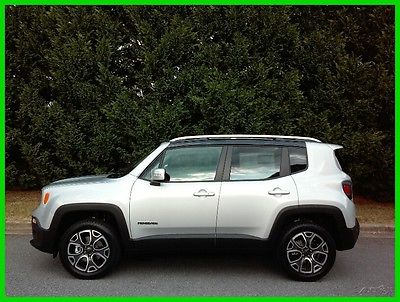 2016 Jeep Renegade Limited NEW 16 JEEP RENEGADE 4WD LIMITED LEATHER NAV - FREE SHIP - $352 P/MO, $200 DOWN!