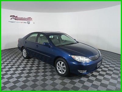 2005 Toyota Camry XLE FWD 2.4L I4 Engine Sedan One Owner Sunroof EASY FINANCING! 91936 Miles Used Blue 2005 Toyota Camry XLE Sedan Cloth Seats