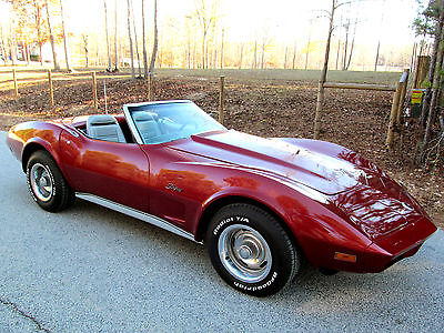 1974 Chevrolet Corvette Convertible MATCHING NUMBERS, COLD A/C, NEW PAINT, NEW INTERIOR, NEW TOP, DRIVES AWESOME!