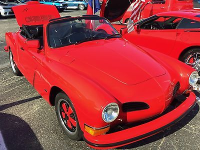 1974 Volkswagen Karmann Ghia  how quality,accident free, no rust, new motor, 3 owners, restored, Porsche Look