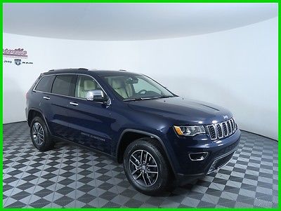 2017 Jeep Grand Cherokee Limited RWD V6 SUV Leather Heated Seats Backup Cam EASY FINANCING! New Blue 2017 Jeep Grand Cherokee Limited SUV RWD 3.6L V6 24V