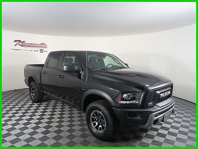 2017 Ram 1500 Rebel 4x4 5.7L V8 HEMI Engine Crew Cab Truck NEW 2017 RAM 1500 Towing Package UConnect 8.4inch Backup Camera 6 Speakers