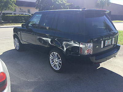 2008 Land Rover Range Rover HSE Sport Utility 4-Door 2008 Range Rover HSE, Black/Black, one owner, highway mileage, Clean and in grea