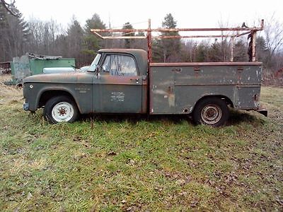 1967 Dodge Other Pickups  1967 Dodge 200 Series Slant 6 Cylinder Utility Body Army / Military Truck