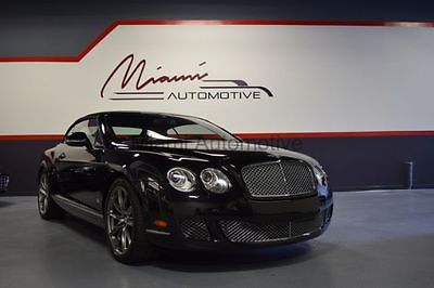 2011 Bentley Continental GT Speed 2011 Bentley Continental GTC Speed Black CONVERTIBLE 2-DR 6.0L W12 DOHC 48V TURB