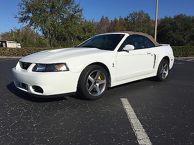 2003 Ford Mustang COBRA 2003 MUSTANG COBRA, 1 OWNER FLORIDA CAR, LOW MILES, SUPERCHARGED!